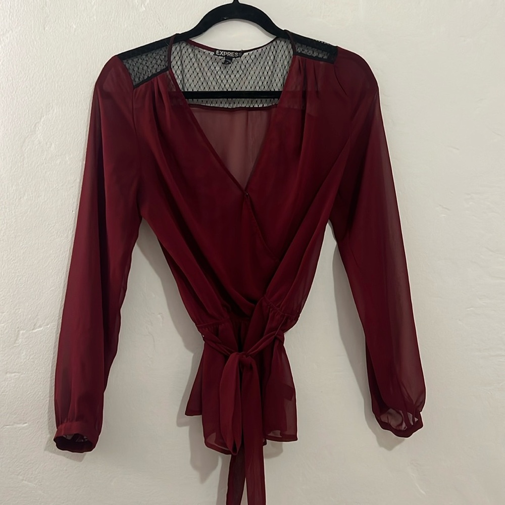 Express Red Blouse - image 1